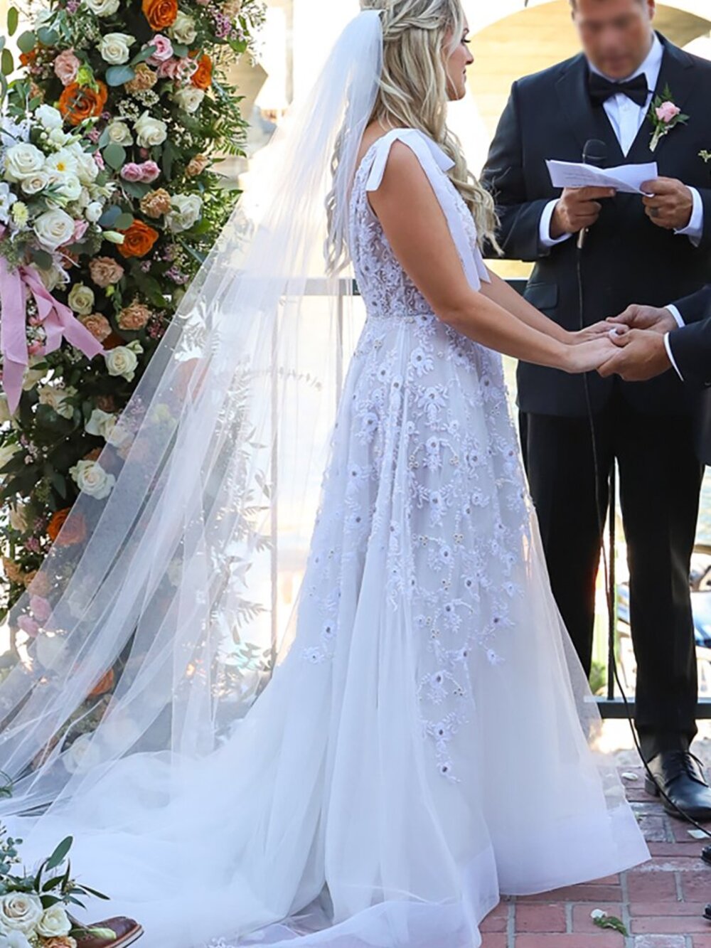 Custom Designer Beaded Wedding Dress - Michael Depaulo Couture